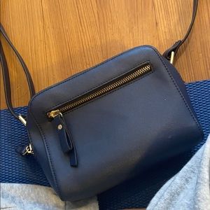 nwot navy crossbody purse